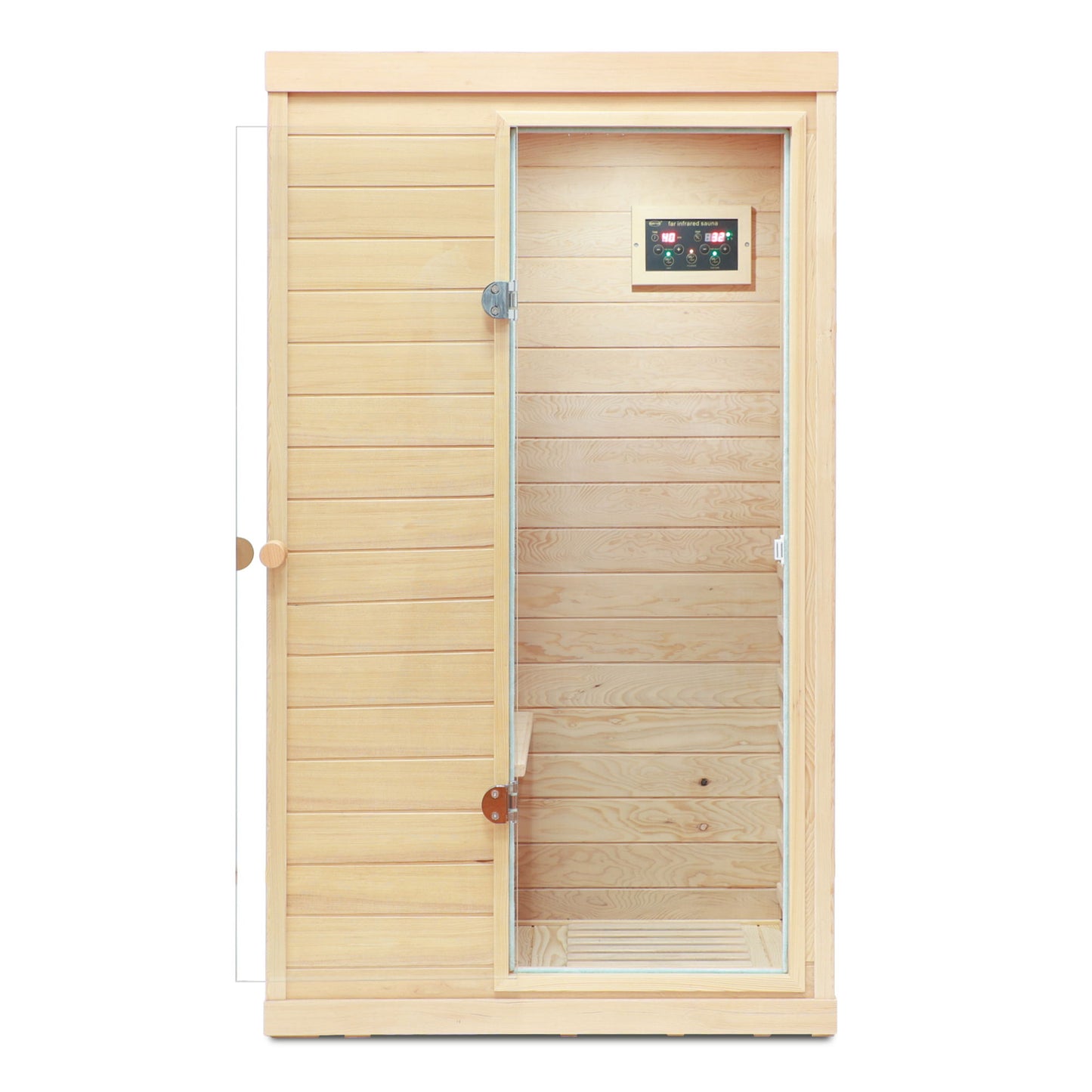 Hemlock Mini 1 Person Far Infrared Door Indoor Sauna Room