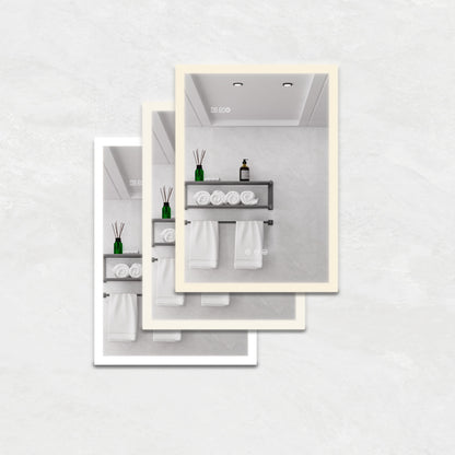 Bathroom Medicine Cabinet With Lights, LED Medicine Cabinet With Mirror, Lighted Medicine Cabinet With Defogger