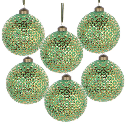 Christmas Ball Ornaments, Glass Decorative Hanging Ball Christmas Tree Ornaments For Holiday Party Decorations