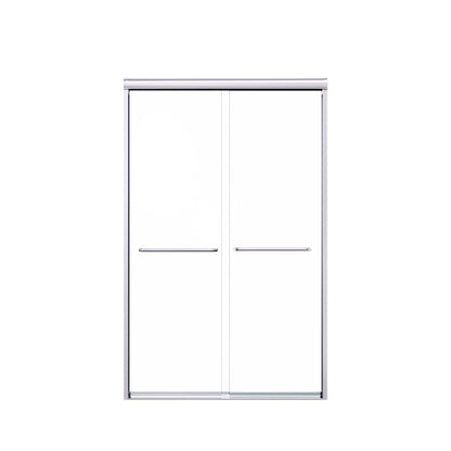 Modern Semi Frameless Double Sliding Shower Door