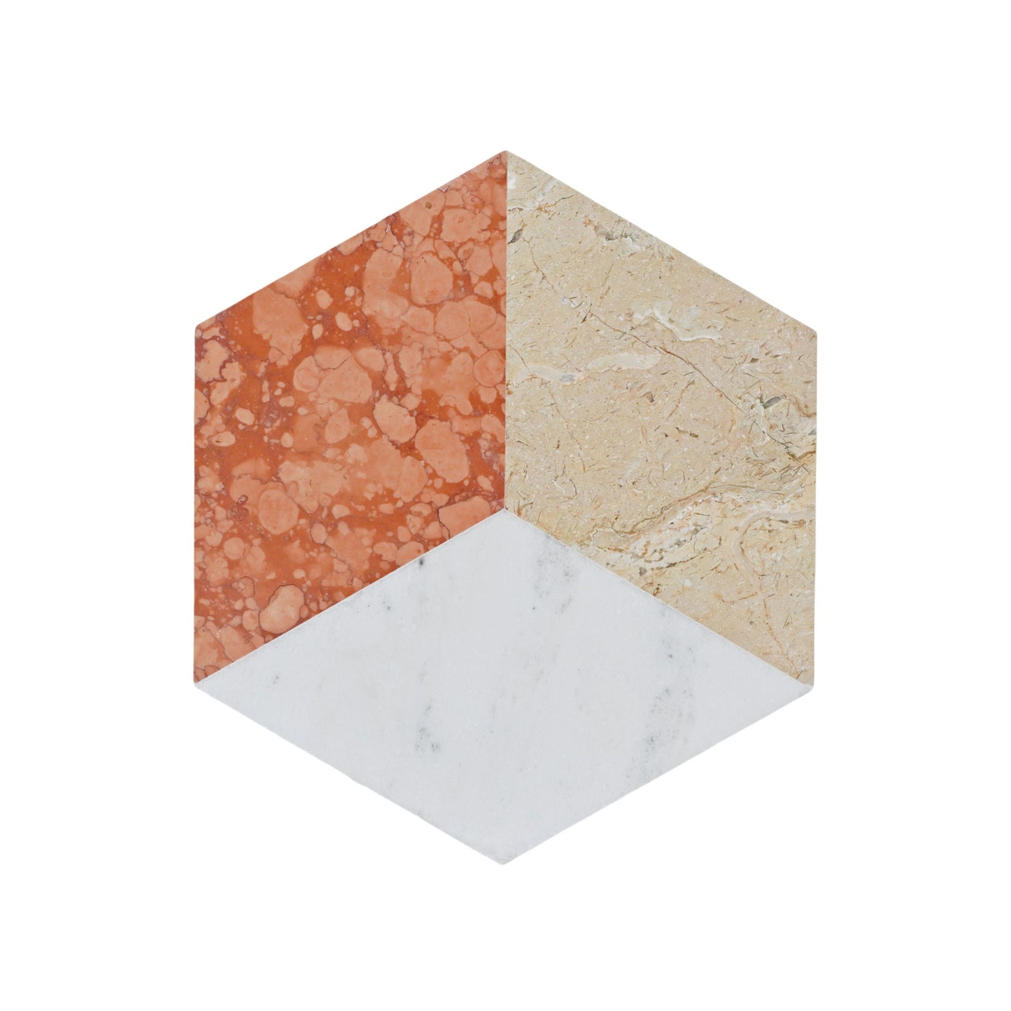 Hexagon Water Tiles For Floor And Wall (Set of 12)