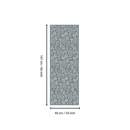 Macau - Non - Slip Accent Rug, Floral Charm