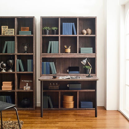 Perrisk - Desk With Bookcase