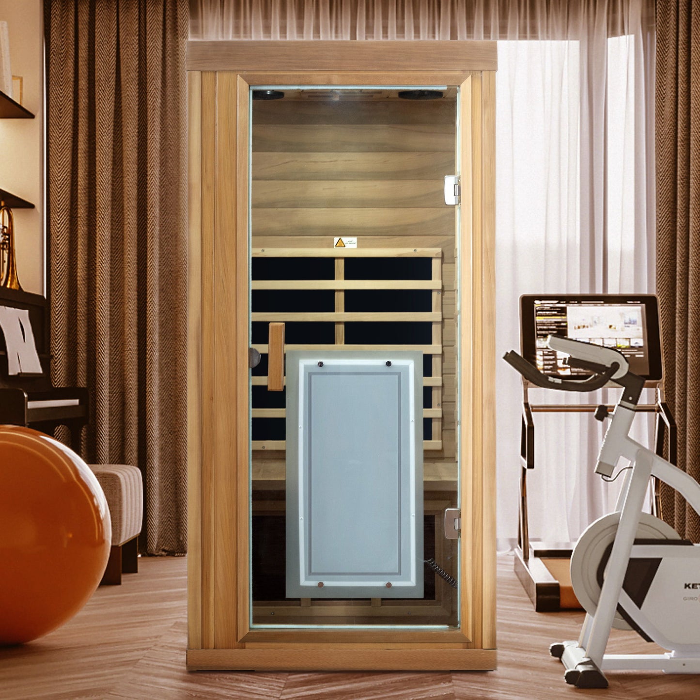One Person Far Infrared Standard Indoor Sauna Room
