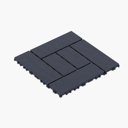Patio Diy Module Interlocking Decking Tiles Floor, Outdoor And Indoor, Easy And Quick Installation