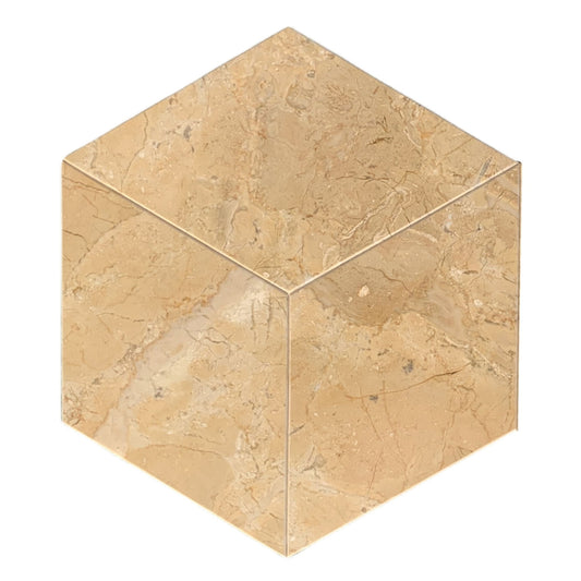 Hexagon Natural Marble Polished Tile For Wall And Floor (Set of 12)