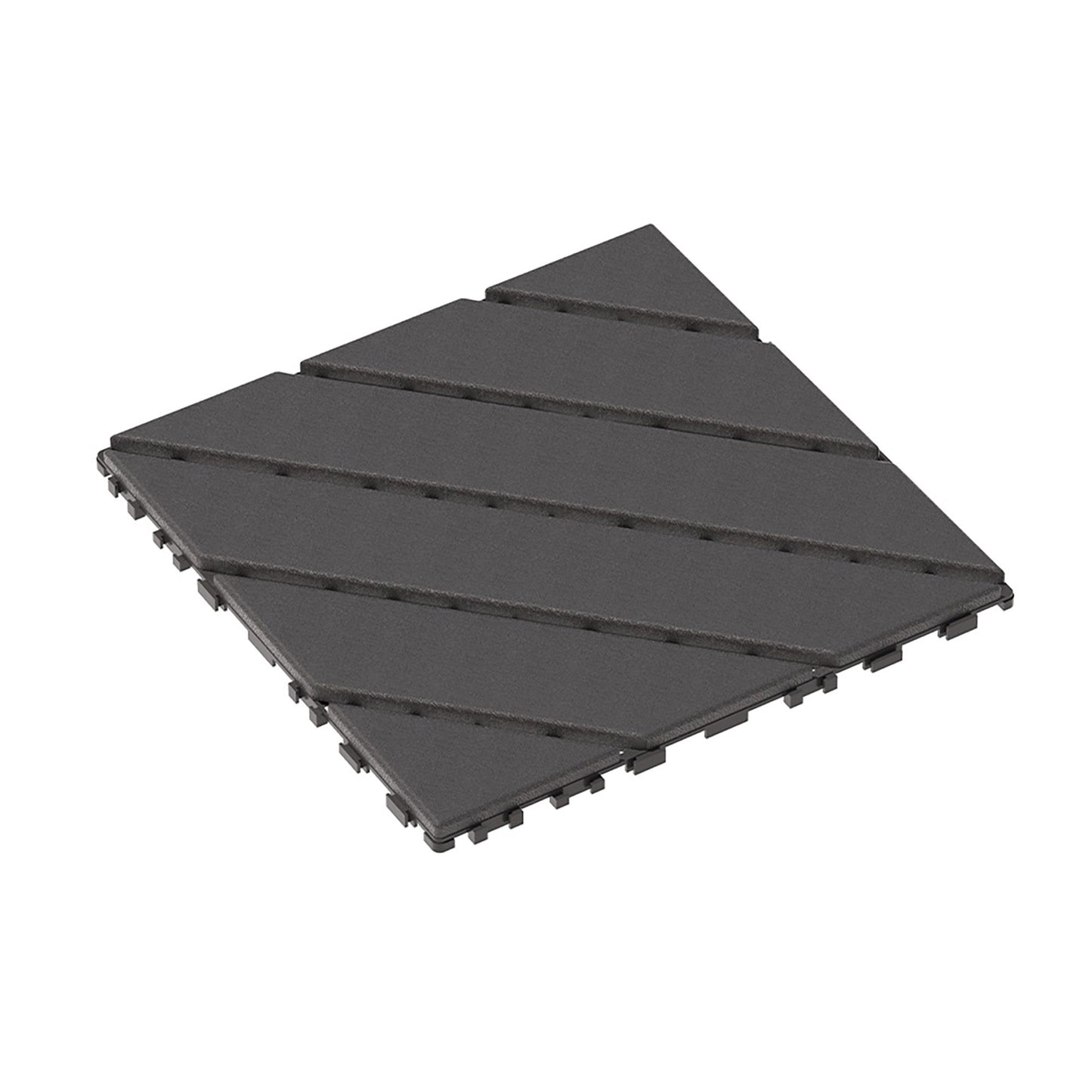 Durable Plastic Interlocking Deck Tiles, Waterproof Outdoor And Indoor Use