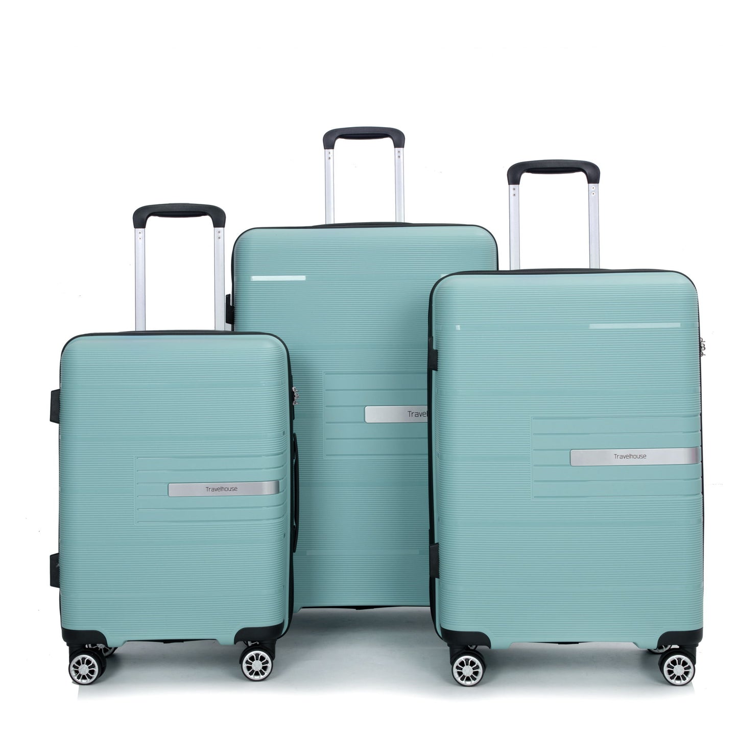 Hardshell Suitcase Double Spinner Wheels Luggage Sets, Lightweight With Tsa Lock, 3 Piece Set