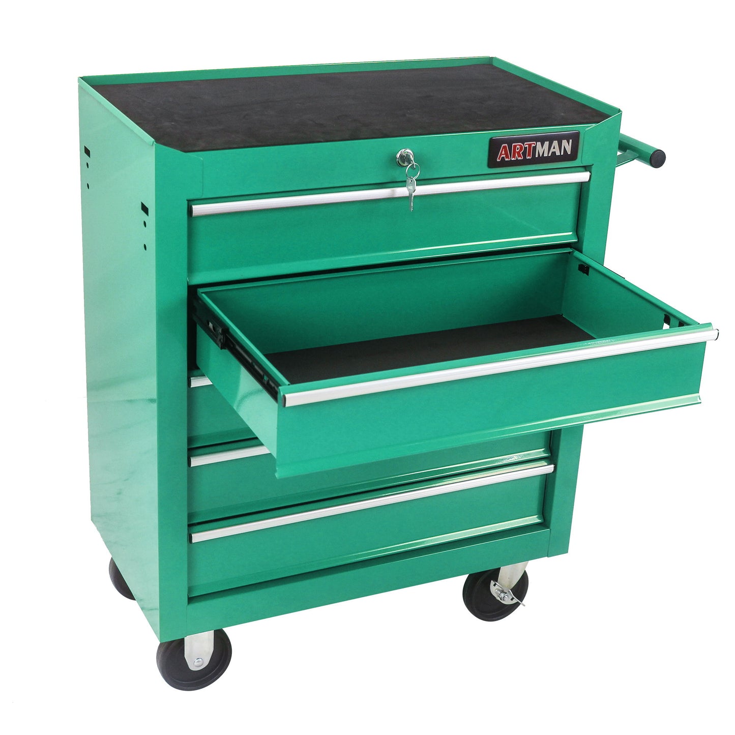Multifunctional Tool Cart With Wheels And Drawers