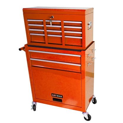 High Capacity Rolling Tool Chest With Wheels And Drawers, Storage Cabinet