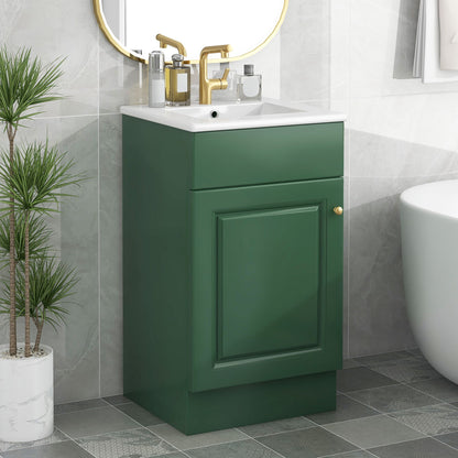 Bathroom Vanity With Sink, Cabinet With Adjustable Shelf