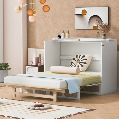 Classic Stylish Murphy Bed With Large Drawers