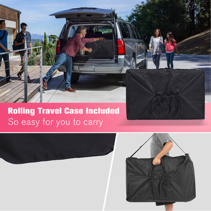 Portable Massage Table Bed With Carrying Case