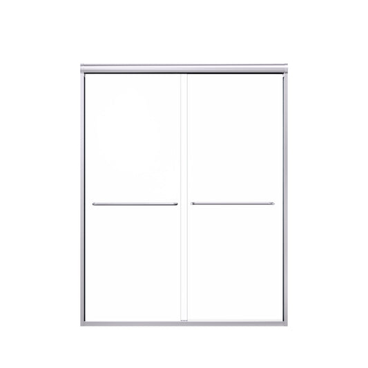Modern Semi Frameless Double Sliding Shower Door