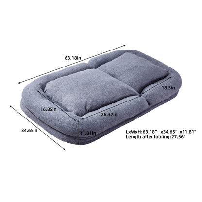 Contemporary Folding Sofa Chair With 5 Adjustable Positions For Gaming, Meditation, And Relaxation