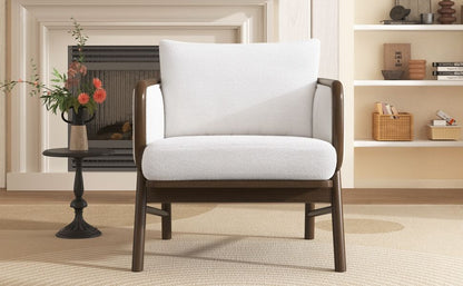 Upholstered Accent Armchair For Living Room