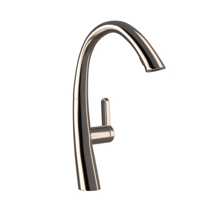 Kitchen Faucet With Pull Out Spray, Stainless Steel, 16" Height - Brushed Nickel