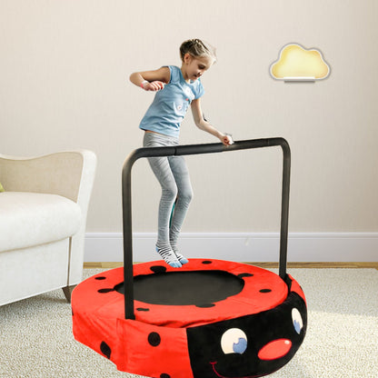 Children's Trampoline Happy Expression Outdoor / Indoor Dual Use, Foldable Iron Tube