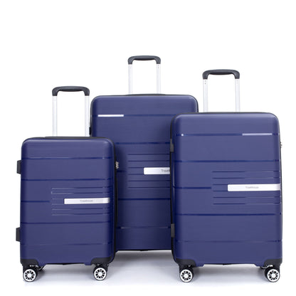 Hardshell Suitcase Double Spinner Wheels Luggage Sets, Lightweight With Tsa Lock, 3 Piece Set