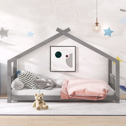 Wooden Playhouse Bed