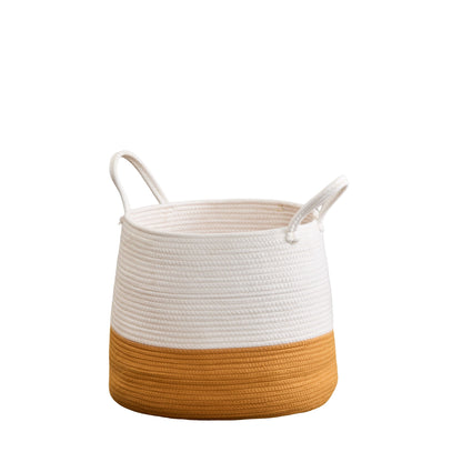 Francis - Cotton Round Laundry And Storage Basket