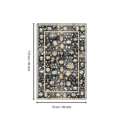 Fenix - Accent Rug - Black / Gray